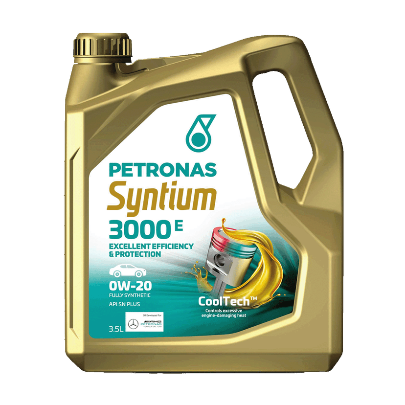 PETRONAS Syntium 3000 E 0W-20 Fully Synthetic Engine Oil API SN+ 