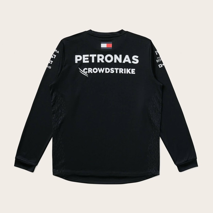 Mercedes AMG PETRONAS 2023 Long Sleeve Driver T shirt Black