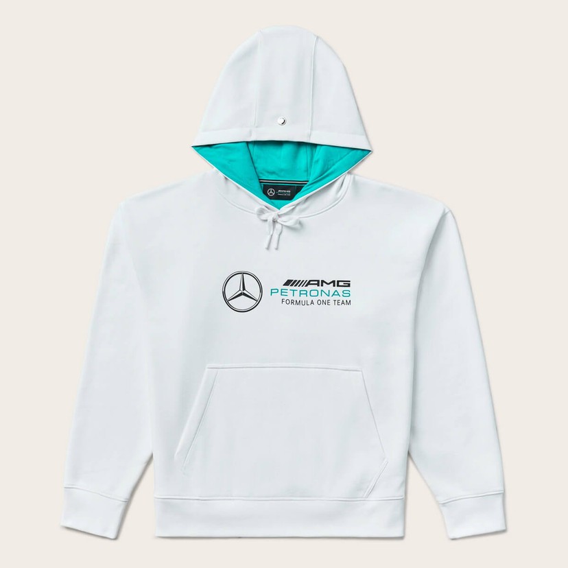 Mercedes-AMG PETRONAS 2023 Womens Oversized Hoody White