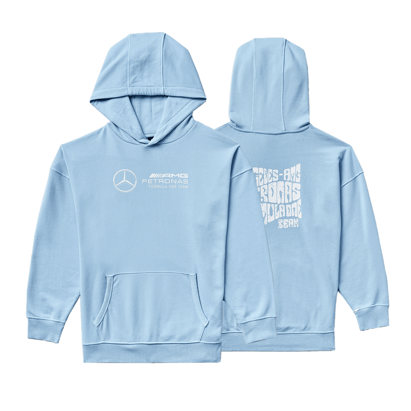 Mercedes-AMG PETRONAS 2023 Retro Hoody Blue