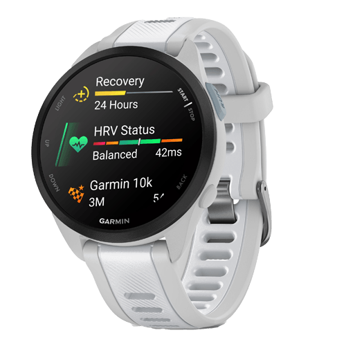 NEW] GARMIN Forerunner 165 Mist Gray Whitestone