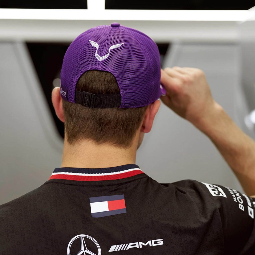 Mercedes-AMG PETRONAS 2024 LH Driver Cap - Purple