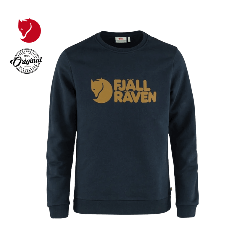 Fjallraven Logo Sweater M | Dark Navy