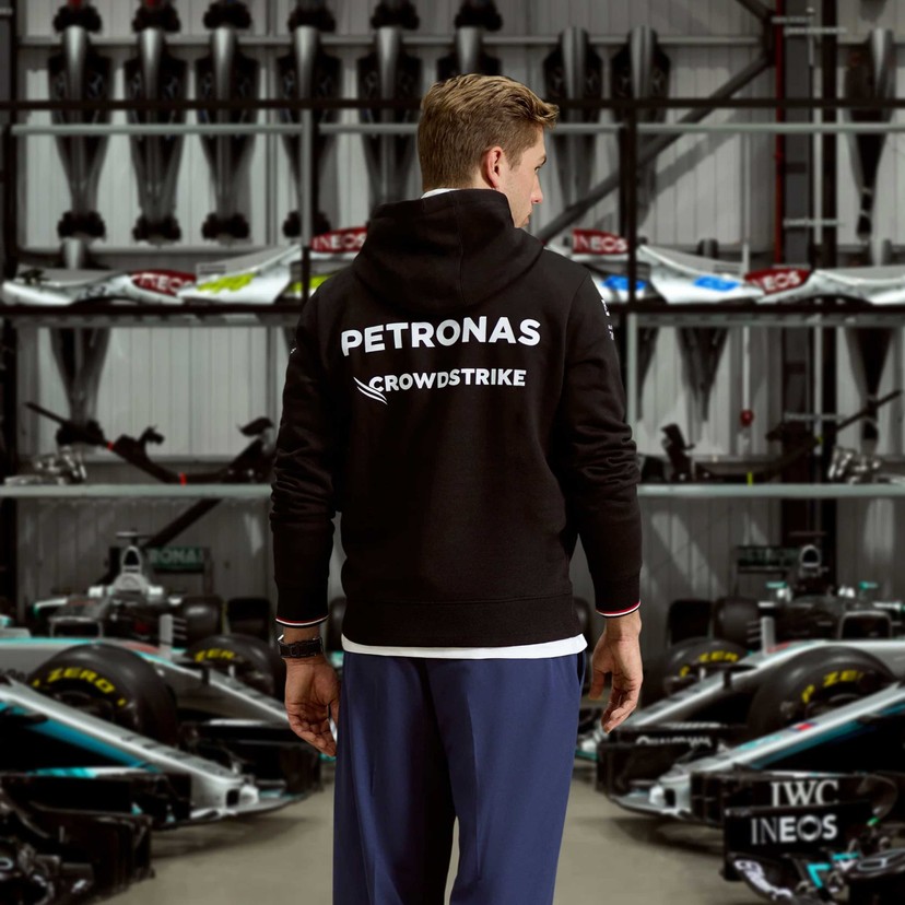 MERCEDES AMG PETRONAS Team Hoodie - Formel 1 Kapuzenpullover Schwarz