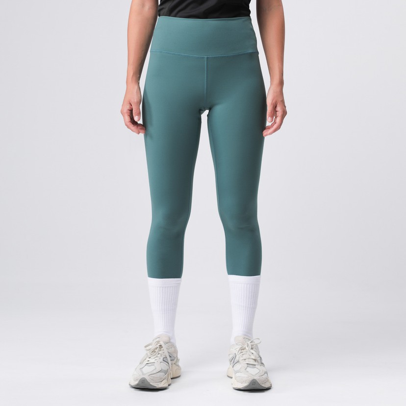 Green running tights best sale