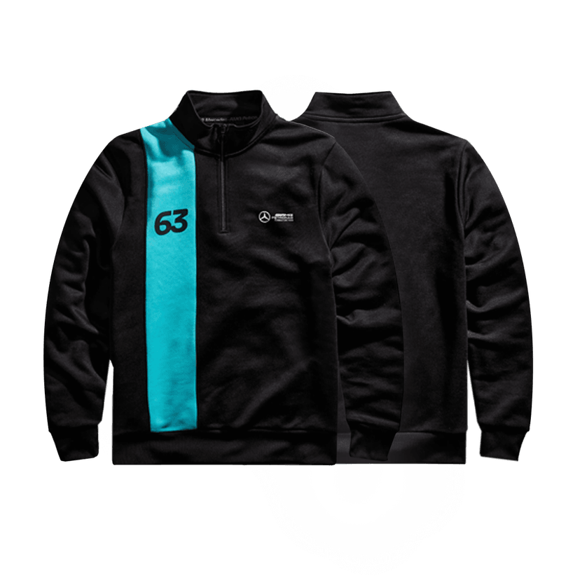 Mercedes-AMG PETRONAS 2024 George Russell 1/4 Zip Sweater - Long