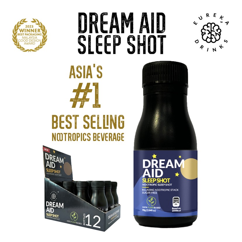 Eureka Drinks - Dream Aid, Sleep Shot, Nootropic Sleep Shot