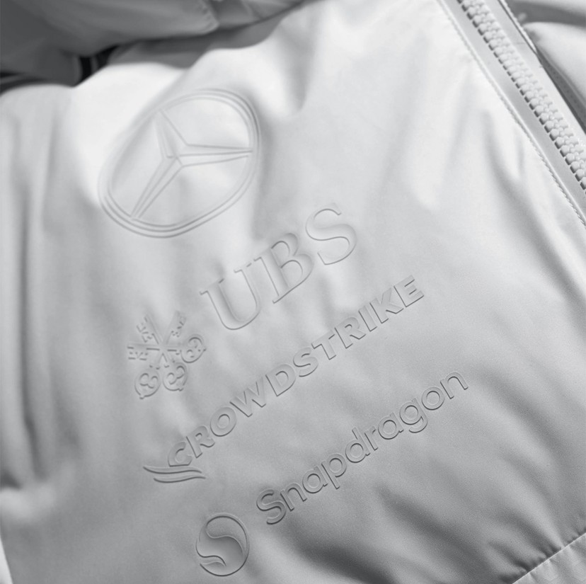Mercedes-AMG PETRONAS 2024 Mens Puffer Jacket - Long Sleeve