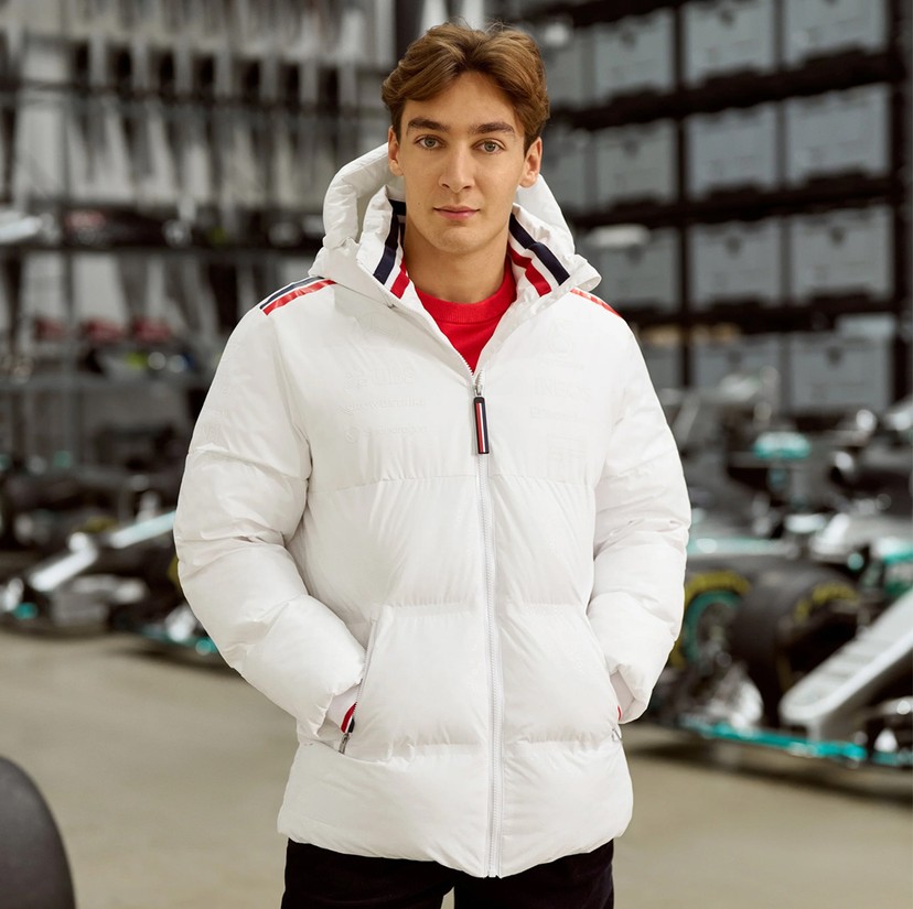 Mercedes-AMG PETRONAS 2024 Mens Puffer Jacket - Long Sleeve