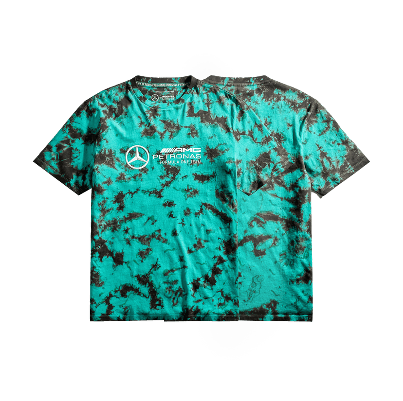 Mercedes-AMG PETRONAS 2024 Tie Dye T-Shirt - Short Sleeve - Multicolor