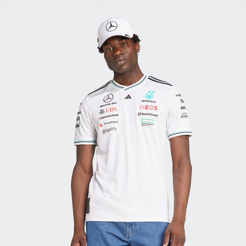 Mercedes Benz T-shirts Mercedes AMG Petronas F1 Team T-Shirt White