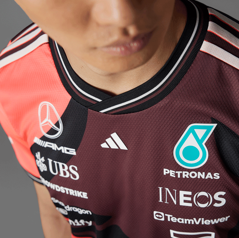 Tシャツ・カットソー AMG Petronas F1 Driver Team Jersey Authentic Summer Pack MERCEDES - AMG PETRONAS FORMULA ONE TEAM DRIVER JERSEY